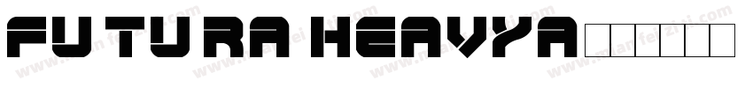 Futura HeavyA字体转换